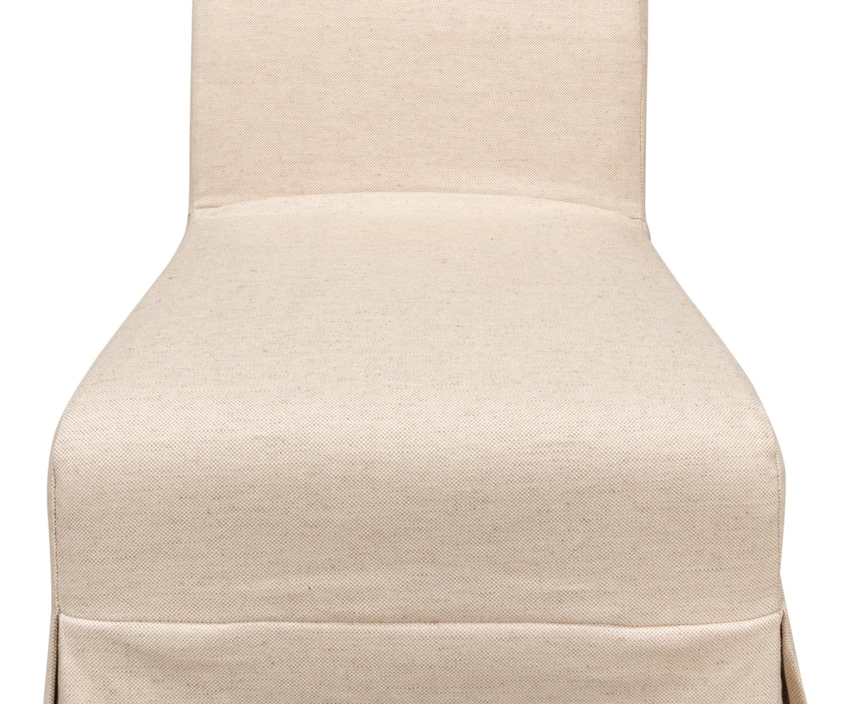 Draped Side Chair, by Sarreid, 2' length x 1'4" width x 3'4" height View 6