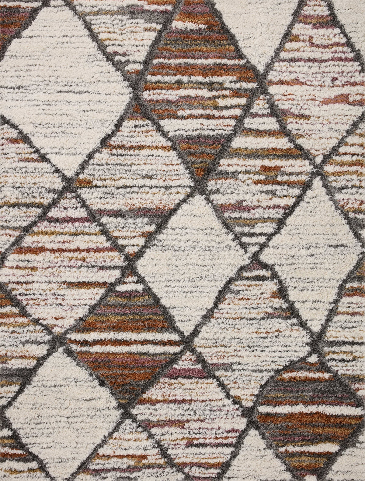 Loloi Levitt Shag Rug, 1'6" length x 1'6" width View 1