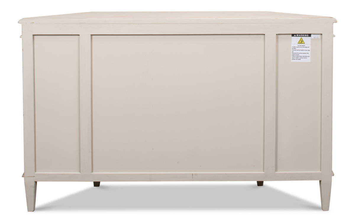 Wrenn Credenza  Stone Grey, by Sarreid, 1'4" length x 4'10" width x 3' height View 3