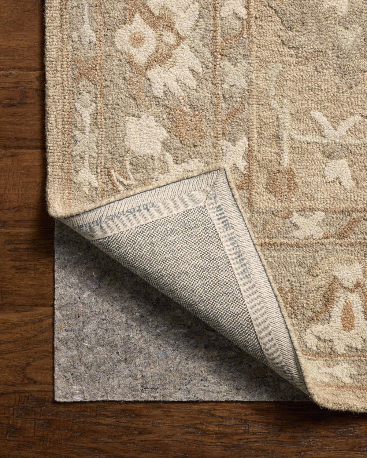 Chris Loves Julia x Loloi Dorothea Rug, 1'6" length x 1'6" width View 7