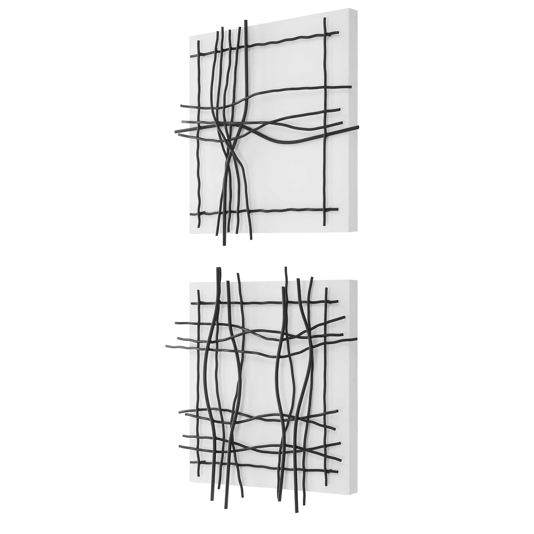 Genesis Metal Wall Decor Set/2 large image 