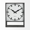 Felix Gray Metal Square Table Clock, by Mercana, 14.4" length x 5.1" width x 18.1" height thumbnail 3