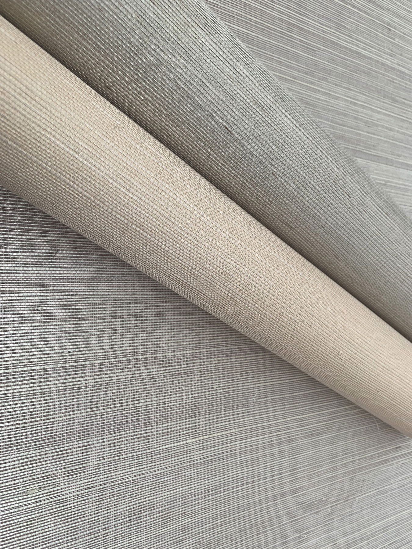 Sisal Grasscloth Grey & Taupe Wallpaper Sisal Grasscloth Grey & Taupe Wallpaper large image