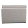 Rue Slipper Chair Flecked Grey, Accent Chair by Moe's Home, 41" width x 23.6" height x 41" depth thumbnail 4
