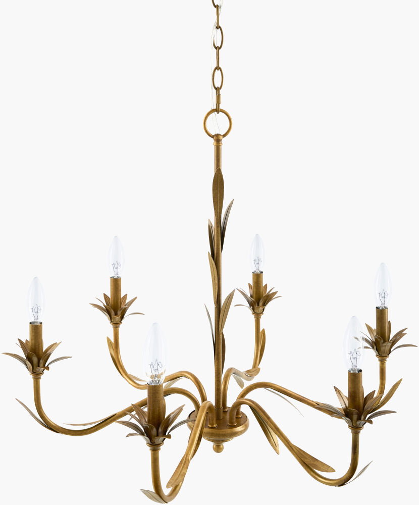 Lustre Chandelier, by Surya, 30" length x 30" width x 24" height