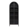 Kiera Cabinet Black, Cabinets & Sideboard by Dovetail, 32" width x 86" height x 16" depth thumbnail 2