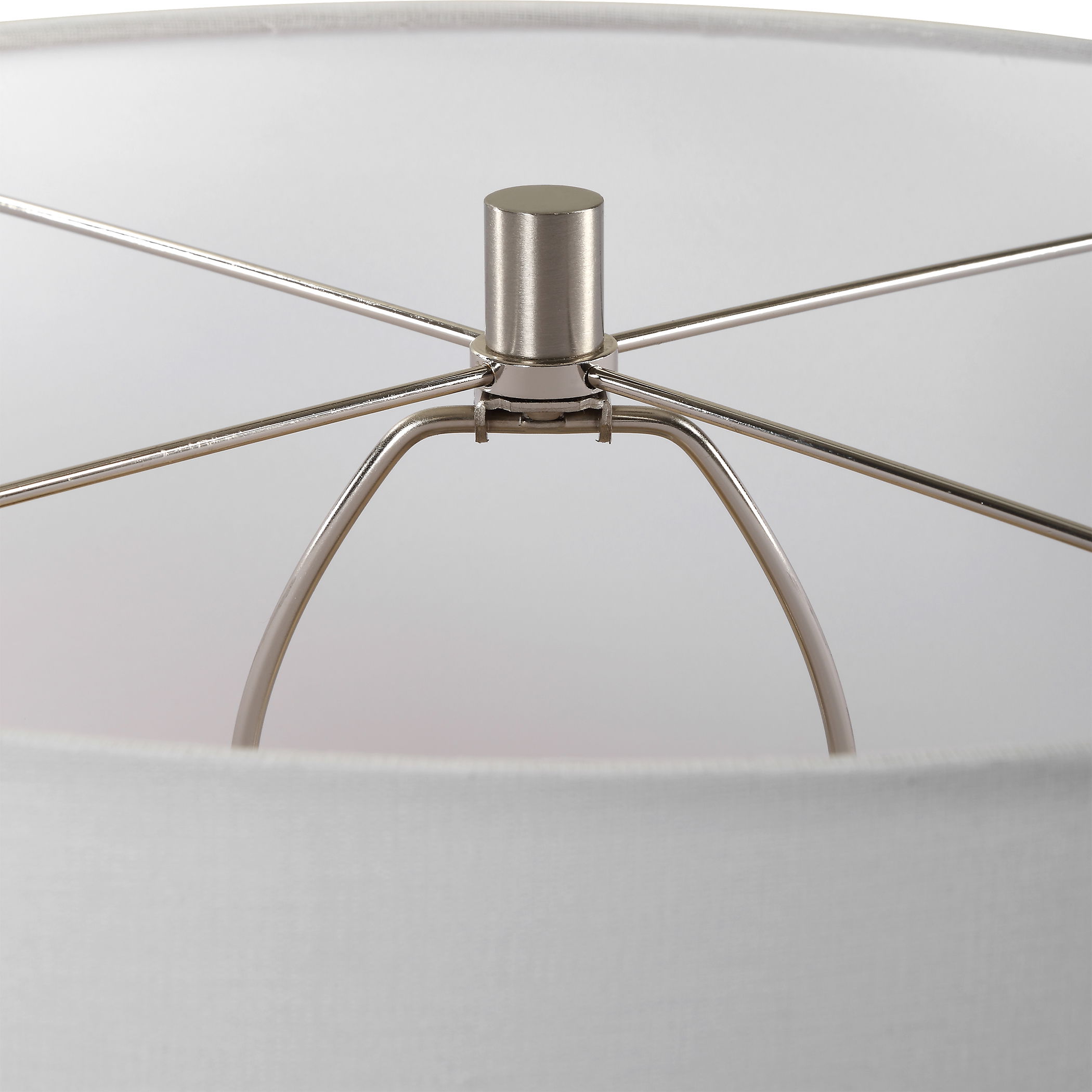 Dribble White Glaze Table Lamp large image 