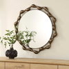 Remolino Round Bronze Mirror, by Uttermost, 36" width x 36" height x 2.5" depth thumbnail 3