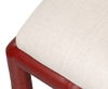 Brighton Bamboo Side Chair, Red, Dining Chair by Sarreid, 17" length x 22" width x 39" height thumbnail 5