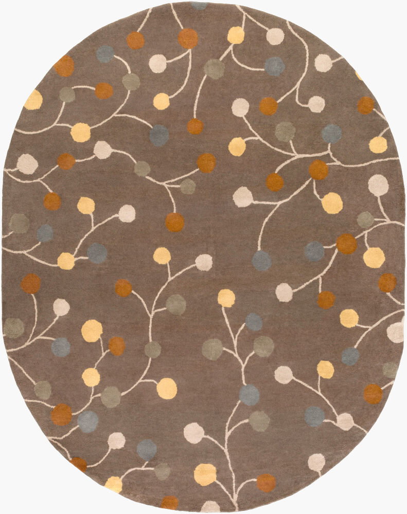 Athena Handmade Rug, by Surya, 9'9" length x 9'9" width