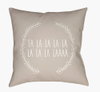 Falalalala Accent Pillow, Decorative Pillow by Surya, 20" length x 20" width thumbnail