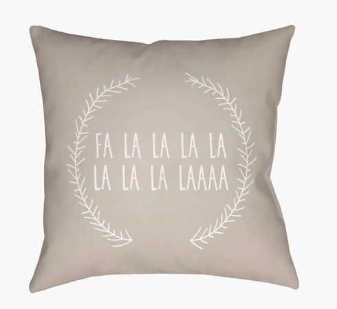 Falalalala Accent Pillow