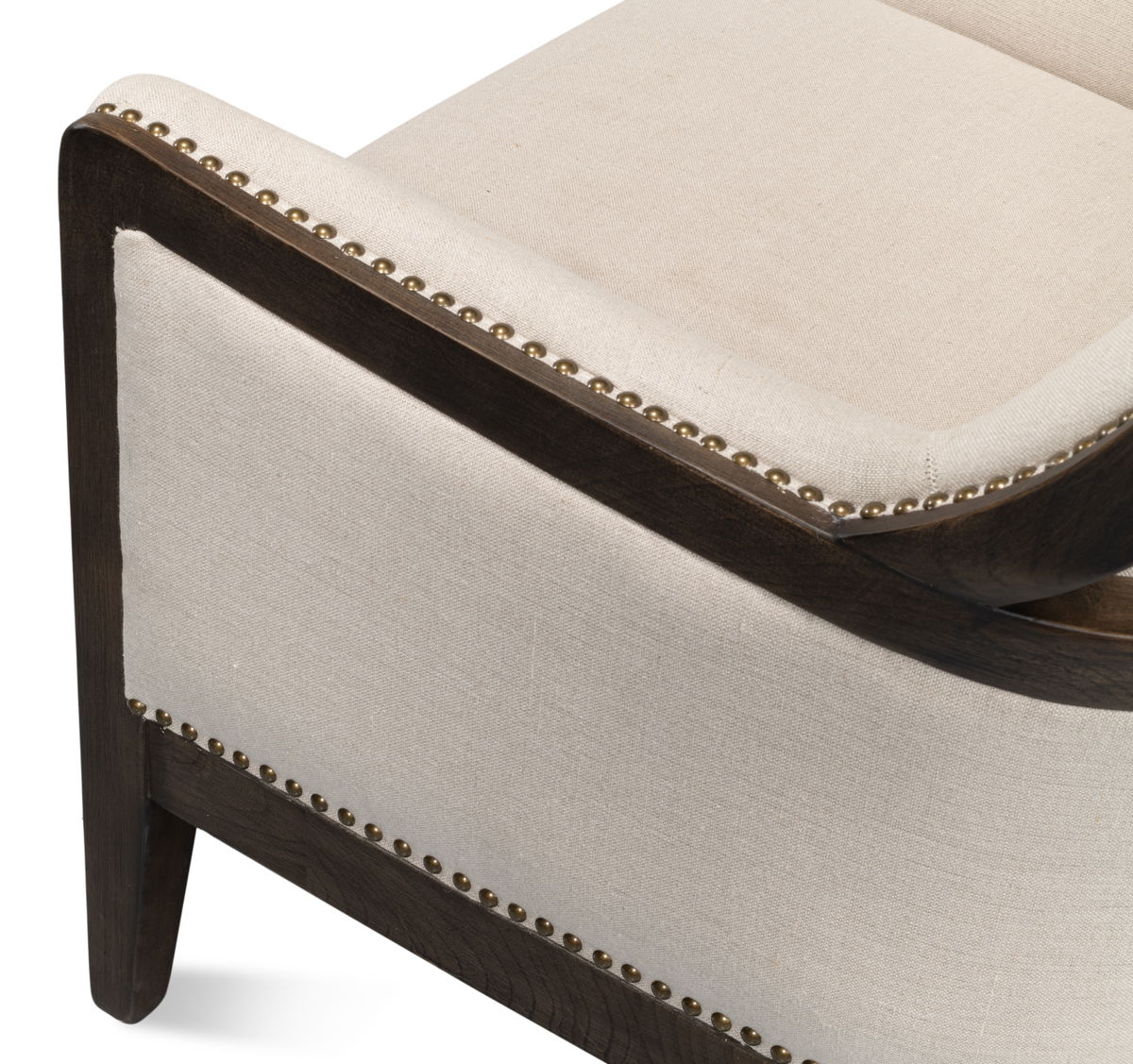 Nolan Chair, by Sarreid, 2'9" length x 2'7" width x 3'9" height View 8