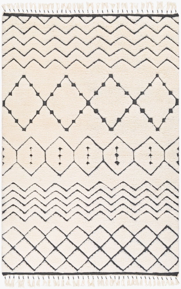 Meknes Handmade Rug, by Surya, 1'6" length x 1'6" width