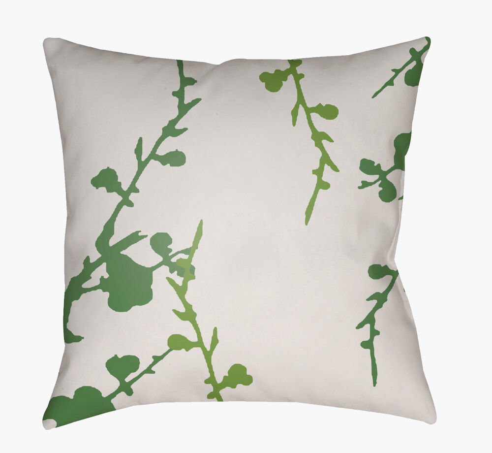 Chinoiserie Floral Accent Pillow, Decorative Pillow by Surya, 22" length x 22" width