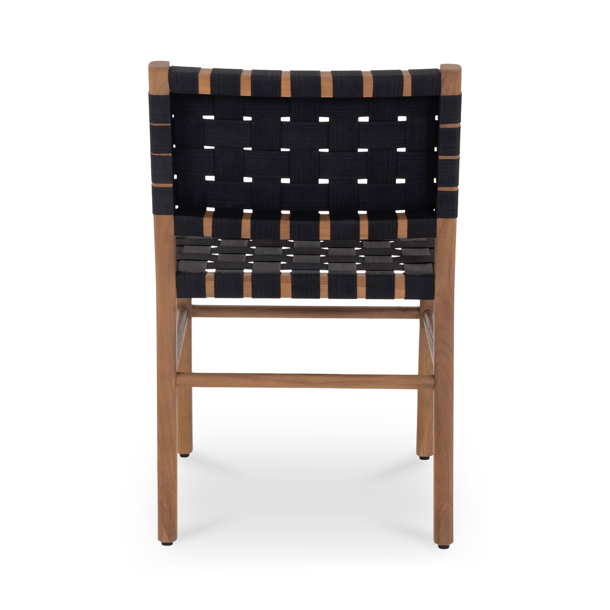 Mira Outdoor Dining Chair Black, by Moe's Home, 20" width x 33" height x 21.5" depth View 4