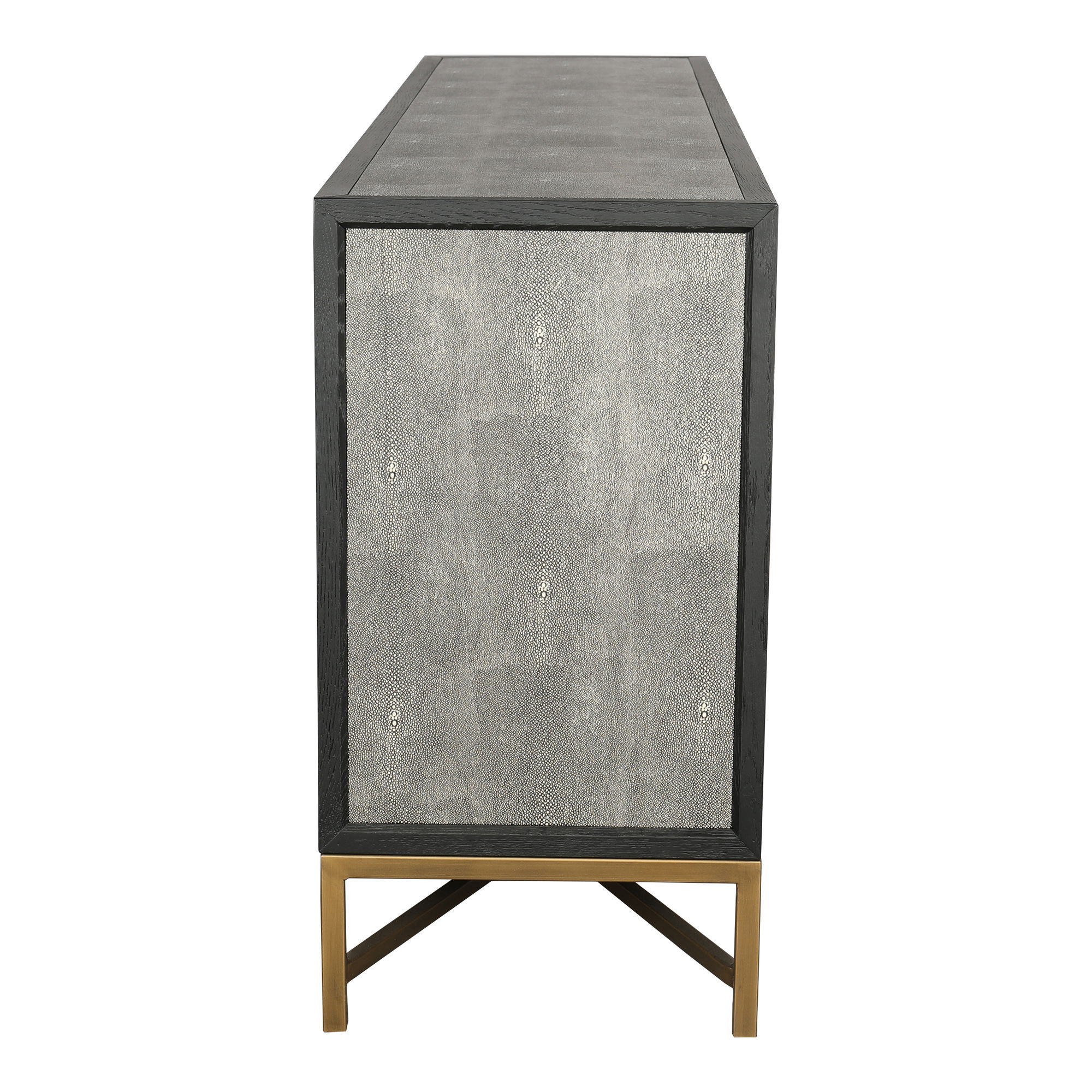 Mako Small Sideboard Grey, Cabinets & Sideboard by Moe's Home, 76" width x 34" height x 18" depth View 5