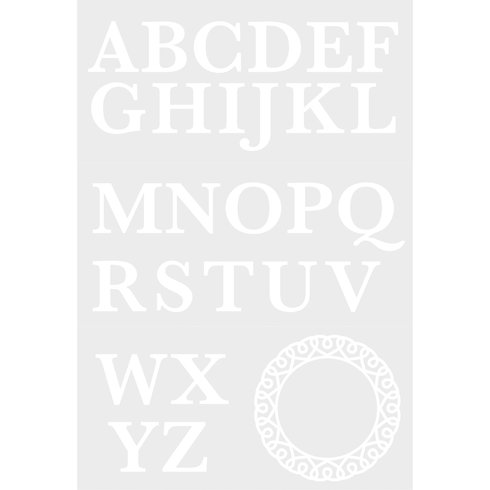 Serif Monogram Giant Wall Decals