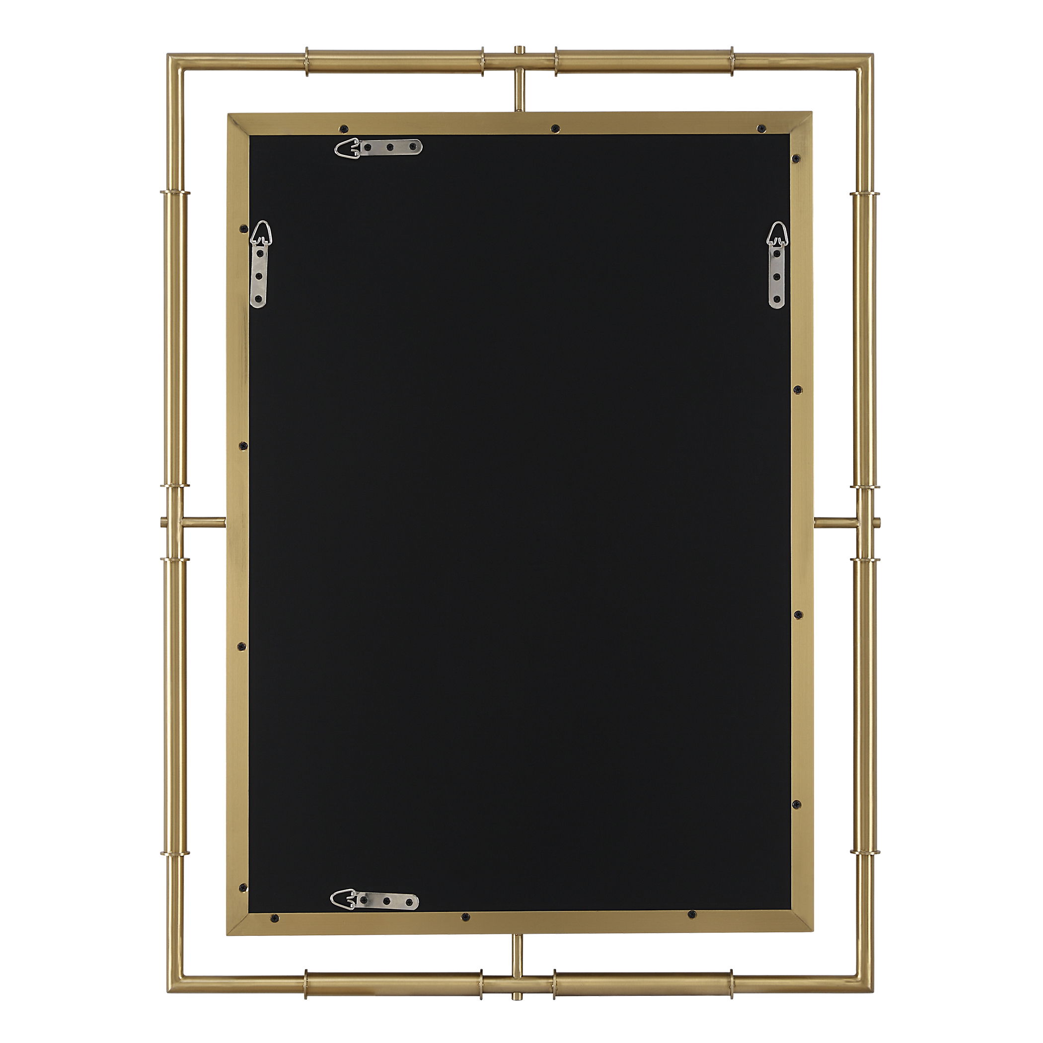It's All Connected Rectangle Brass Mirror, by Uttermost, 30" width x 40" height x 1" depth View 8
