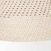 Tosha 1-Light Tapered Cotton Rope Drum Pendant, by Mercana, 24" length x 24" width x 13.5" height thumbnail 8