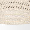 Tosha 1-Light Tapered Cotton Rope Drum Pendant, by Mercana, 24" length x 24" width x 13.5" height thumbnail 8