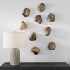 Pebbles Blonde Wood Wall Décor Set/9, by Uttermost, 6" width x 5" height x 2" depth thumbnail 2