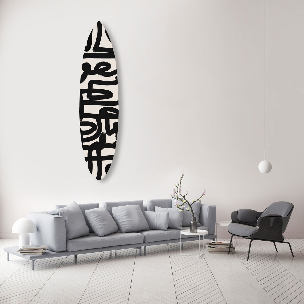 Articles Surfboard (No Embellishment), by Oliver Gal,  18x76 View 3