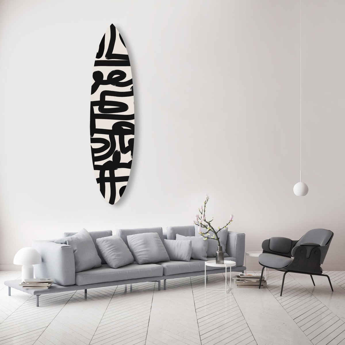 Articles Surfboard (No Embellishment), by Oliver Gal,  18x76 View 3