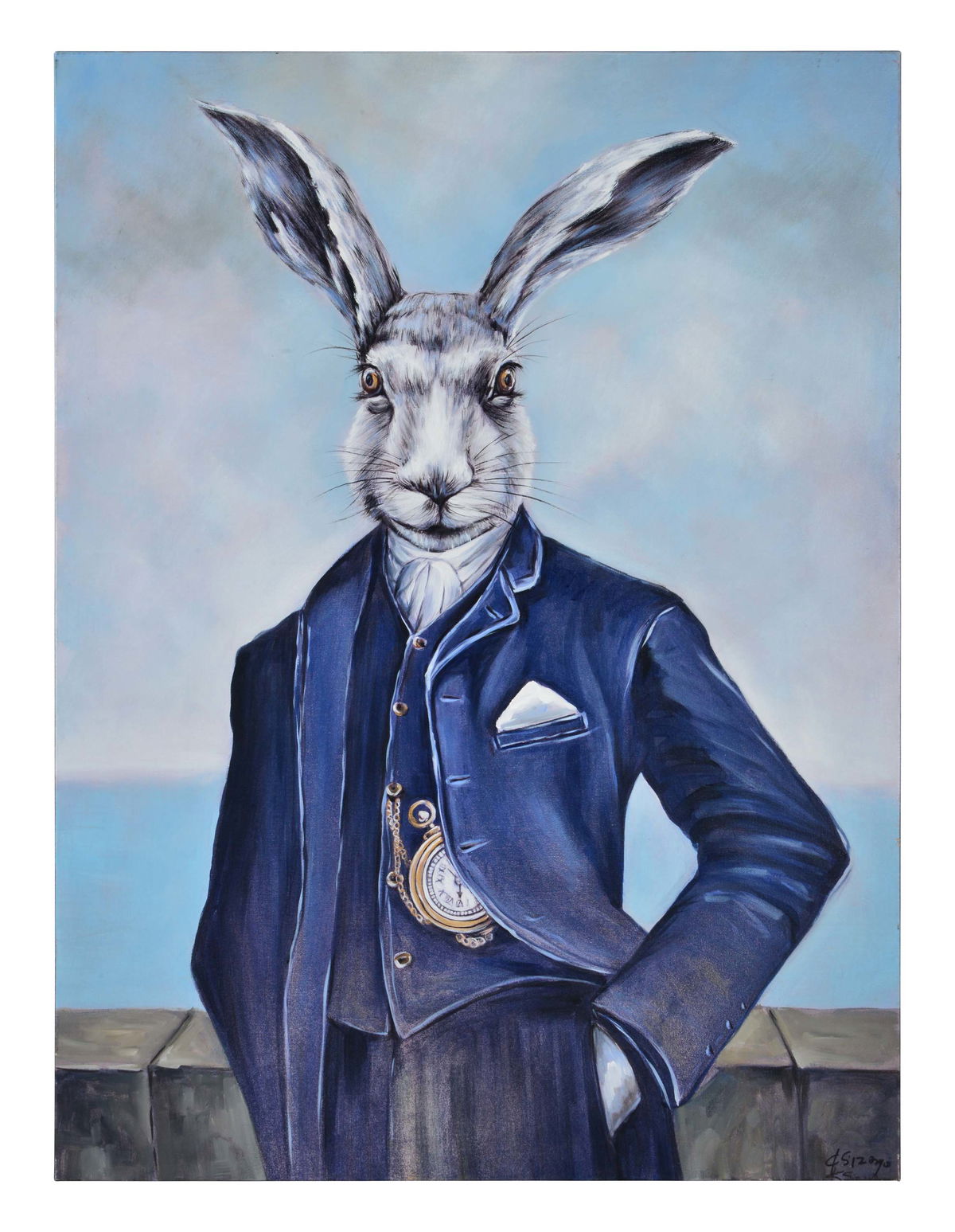 Stephens  Canvas Art, Painting by Renwil, 48" height x 1.5" depth View 1
