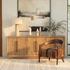 Humphreys Sideboard Natural, Sideboards & Buffet by Dovetail, 86.2" width x 33.75" height x 17.75" depth thumbnail 8
