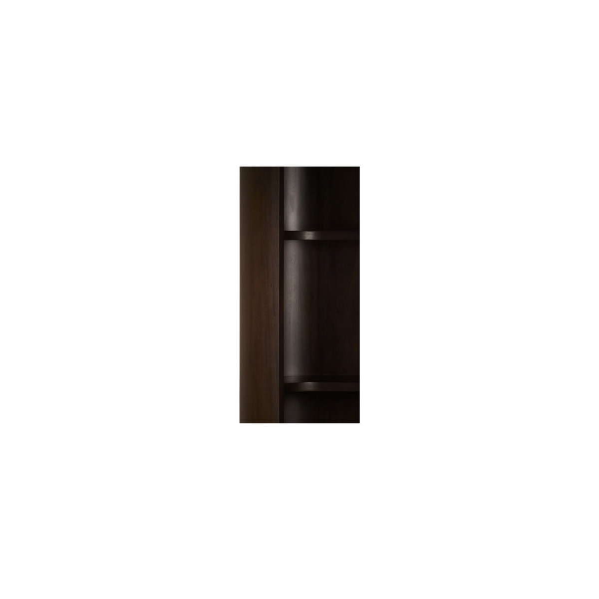 Nera Bookcase Brown, Shelving & Bookcase by Moe's Home, 40.5" width x 77.2" height x 17.4" depth View 7