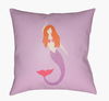 Mermaid Accent Pillow, Decorative Pillow by Surya, 18" length x 18" width thumbnail