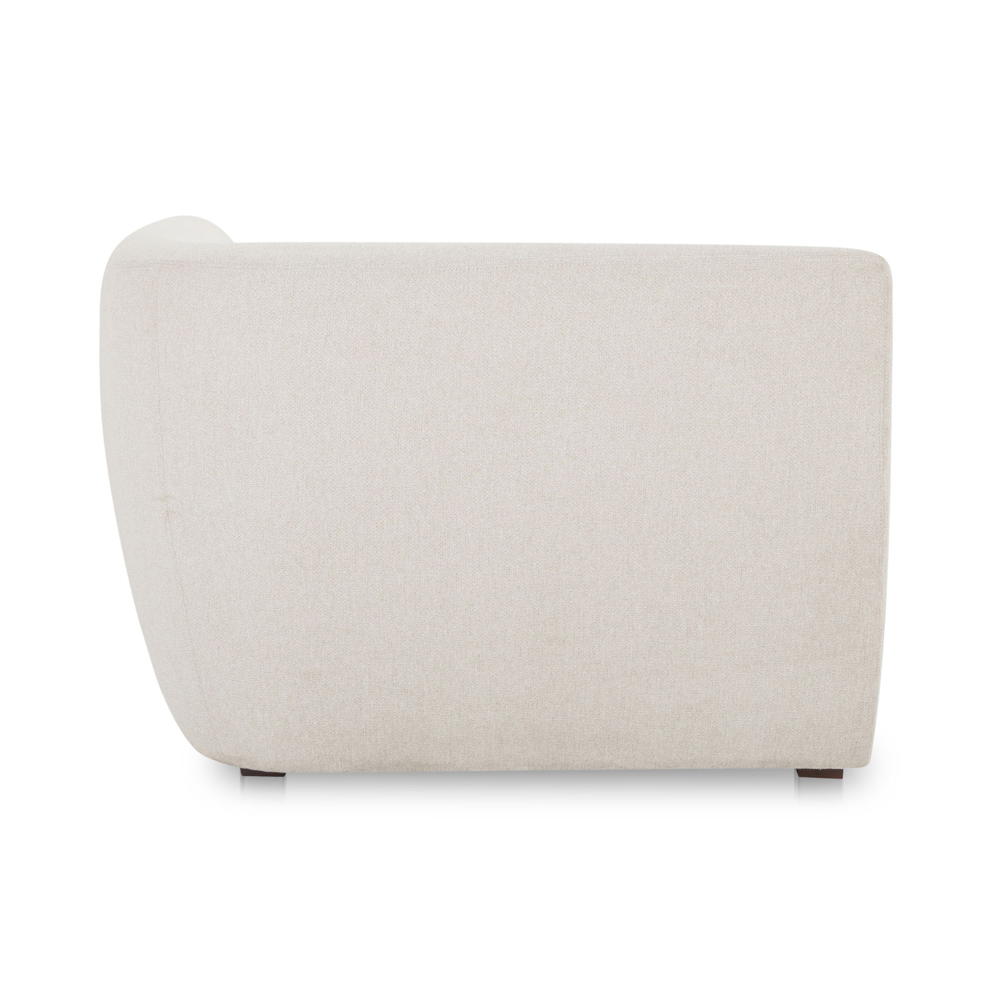 Amelia Corner Chair Warm White large image 