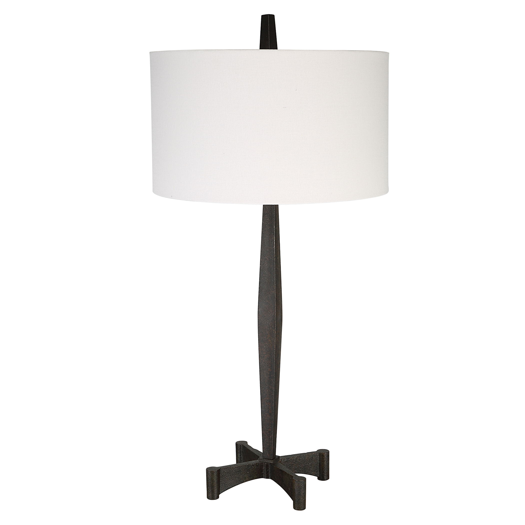 Counteract Rust Metal Table Lamp large image 