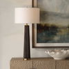 Forage Dark Scalloped Table Lamp, by Uttermost, 15" width x 31.5" height x 15" depth thumbnail 2