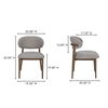 Ellie Dining Chair Light Brown thumbnail 6