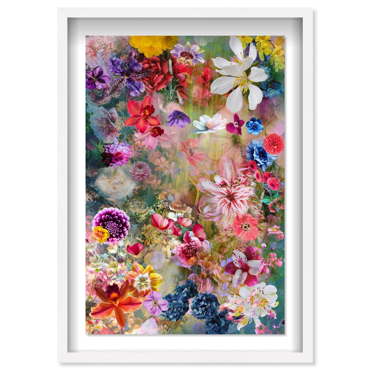 Azlan Bloom Floral (Diamond Dust), Art by Oliver Gal,  24x36 View 1