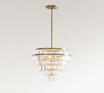 Online Designer Combined Living/Dining Gemma Crystal Round Chandelier (19"-26")