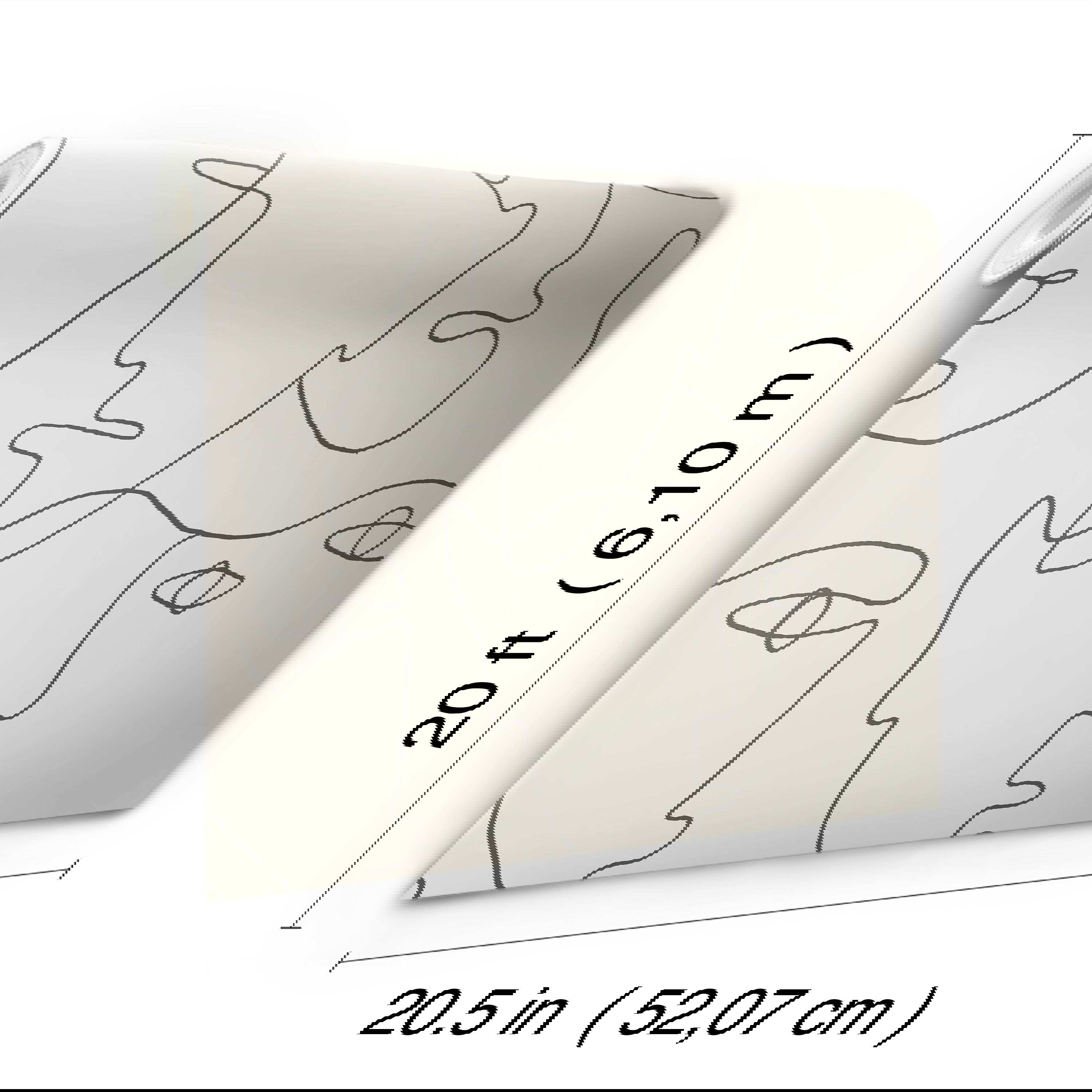 Pablo Portraits Linen & Charcoal Peel & Stick Wallpaper, by York Wall, 20' length x 1'8.5" width x 0.02" depth View 6