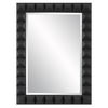 Studded Black Mirror, by Uttermost, 31.75" width x 43.25" height x 2" depth thumbnail 1