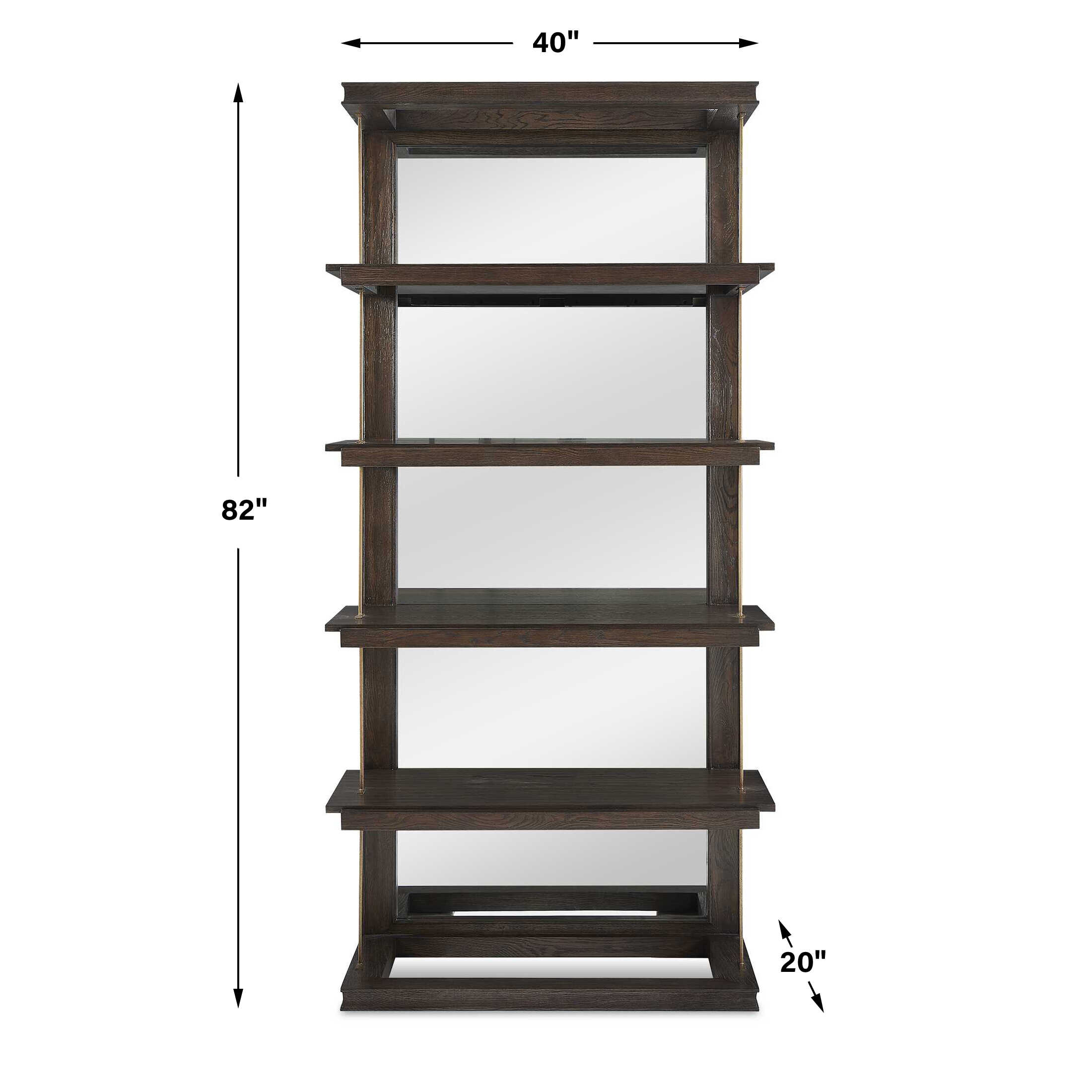 Kai Dark Walnut Etagere large image 