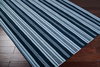 Farmhouse Stripes Handmade Rug, by Surya, 3' length x 2' width thumbnail