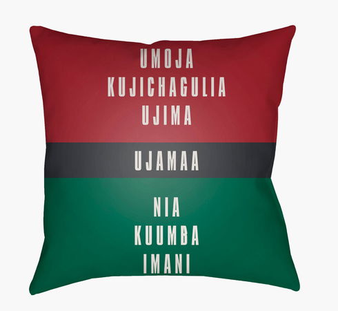 Kwanzaa III Accent Pillow