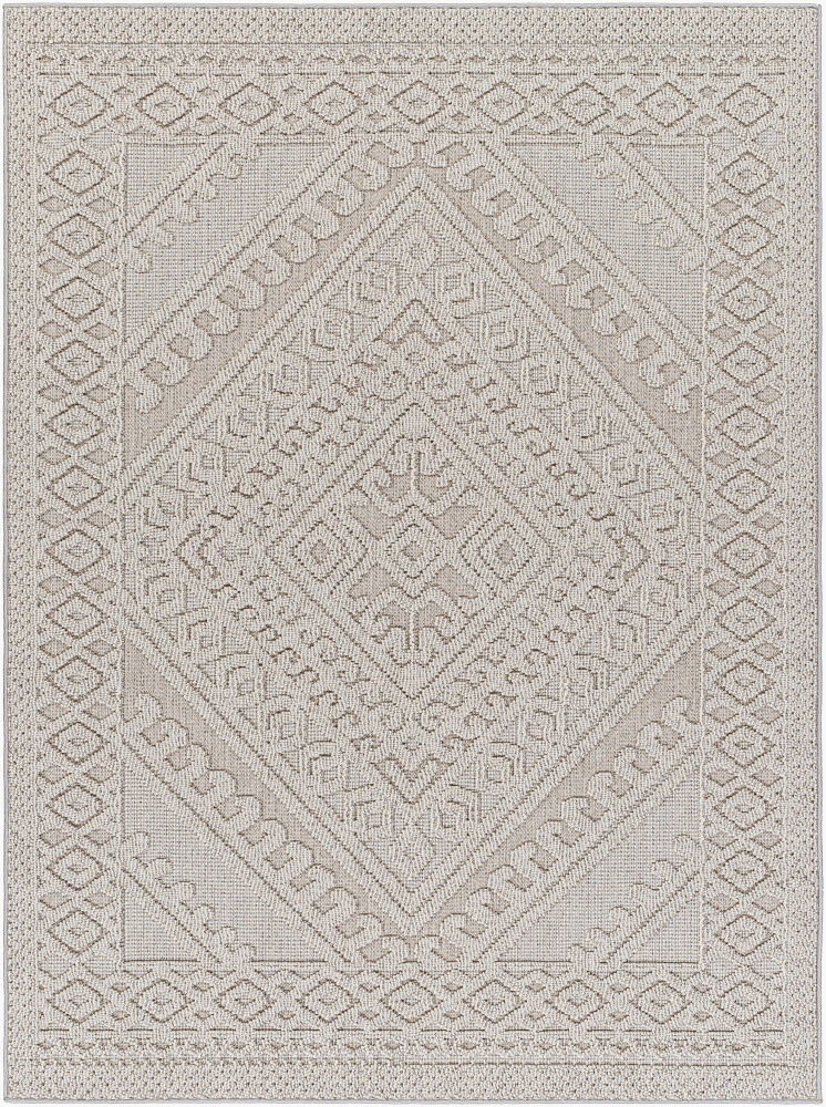 Rockport Machine Woven Rug, by Surya, 1'3.75" length x 1'3.75" width