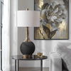 Arnav Textured Black Lamp thumbnail 5