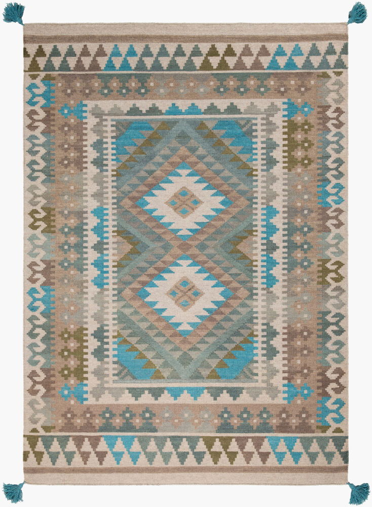 Adia Handmade Rug, by Surya, 10' length x 8' width