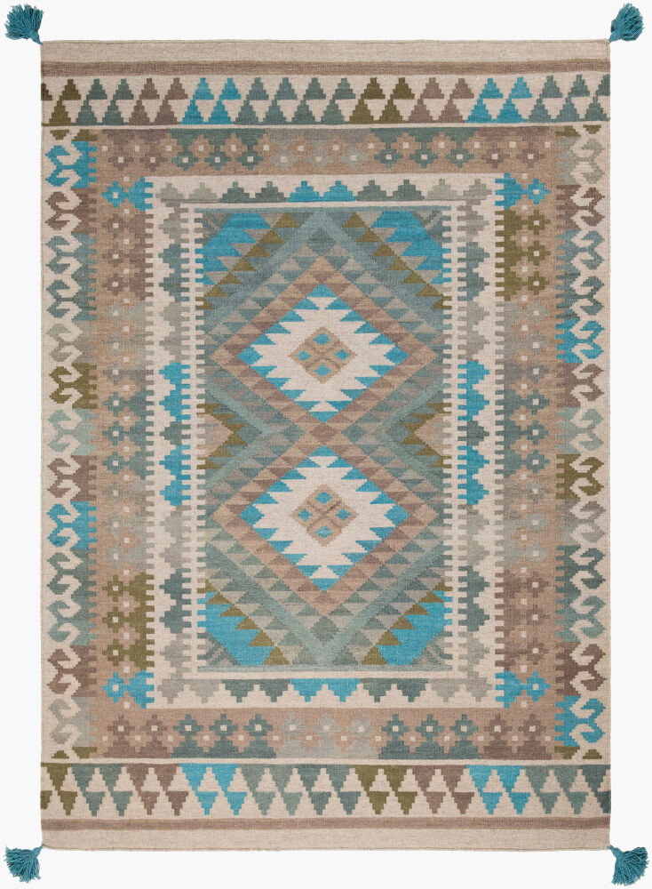 Adia Handmade Rug, by Surya, 10' length x 8' width