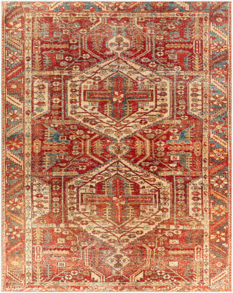 Amelie Machine Woven Rug, by Surya, 1'3.75" length x 1'3.75" width