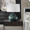 Killarney Distressed Green Table Lamp, by Uttermost, 18" width x 23.25" height x 18" depth thumbnail 4