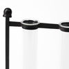 Bunsen Black Metal Five Glass Test Tube Vase thumbnail 5